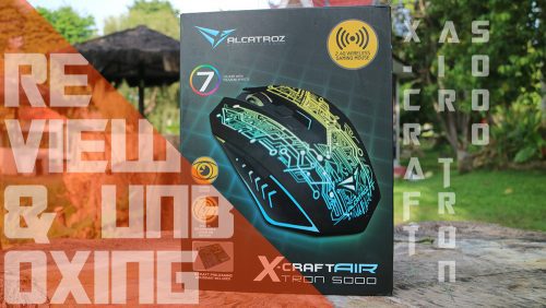 Unboxing dan Review Mouse Gaming X-Craft Air Tron 5000 Alcatroz