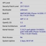 Review CPU-Z di OS Nougat Zenfone 3 Max ZC553KL