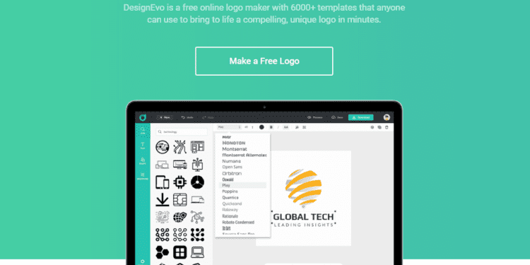 Review Designevo Gratis Membuat Logo Keren Dan Mudah