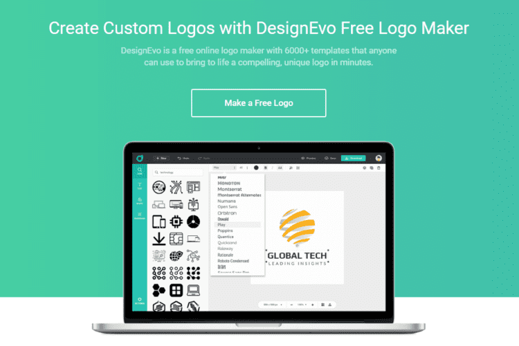Review Designevo Gratis Membuat Logo Keren Dan Mudah