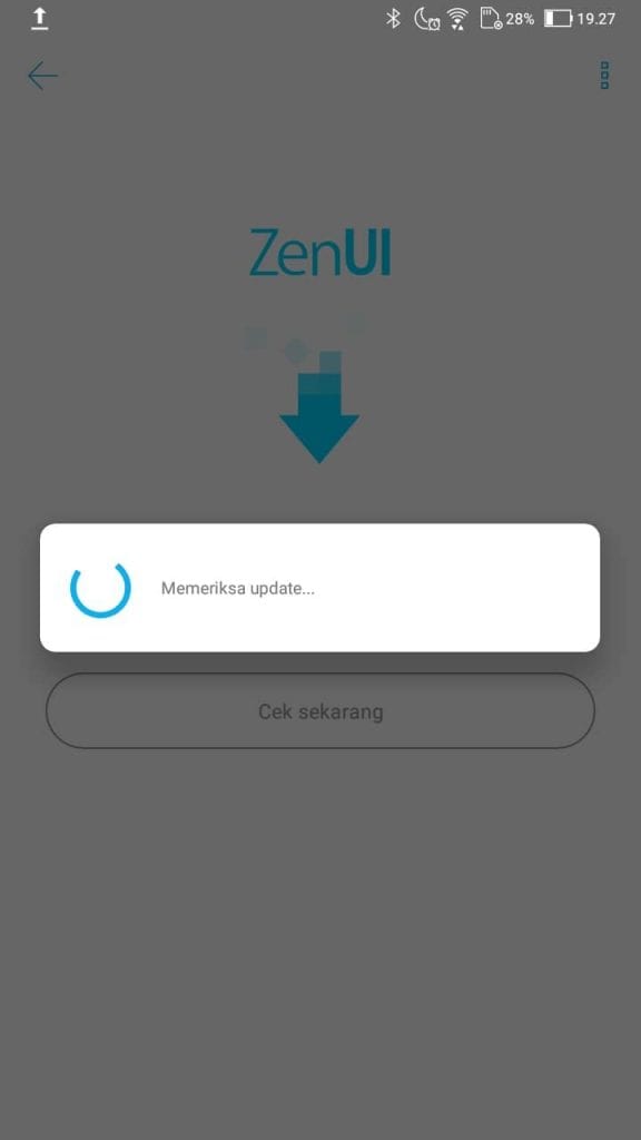 Cara Update FOTA Di Zenfone - Memeriksa Update Firmware Pada ZenUI