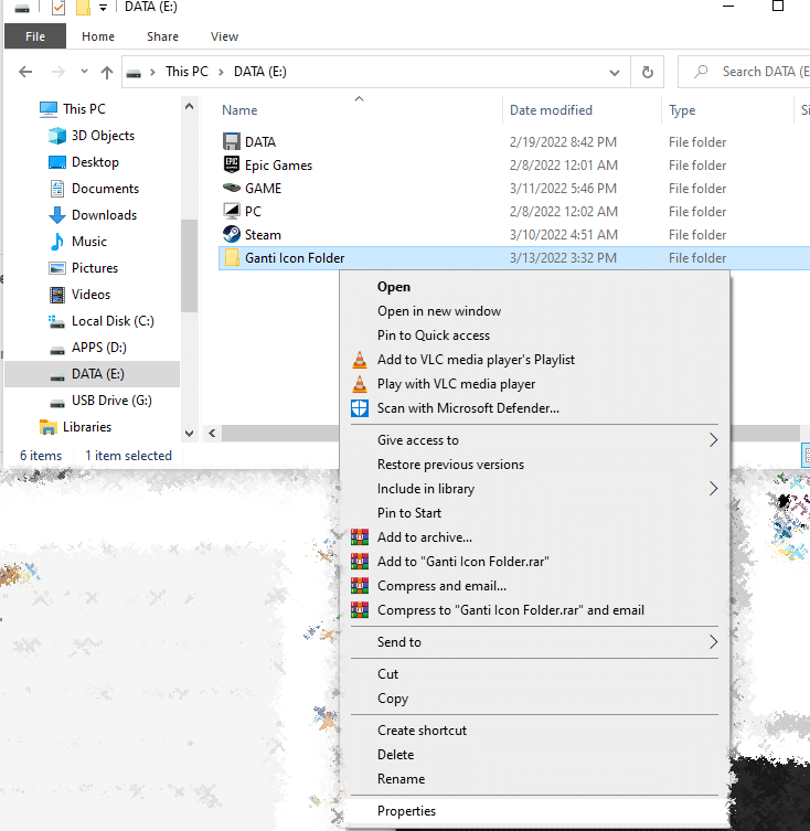 Cara Mengganti Icon Folder di Windows - Klik Kanan pada Folder