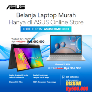 Banner ASUS Online Store - Diskon 500K