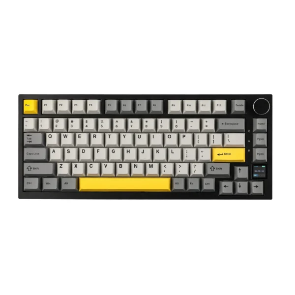 Ajazz AK820 GTS PRO 3-Mode Keyboard With LED Screen [75% / Gasket Mount / RGB / Tri-Mode / 4000mAh]