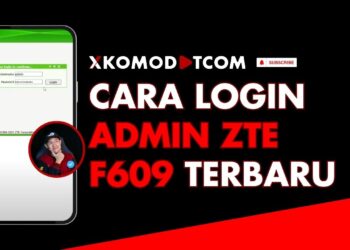 Cara Login ZTE F609 IndiHome