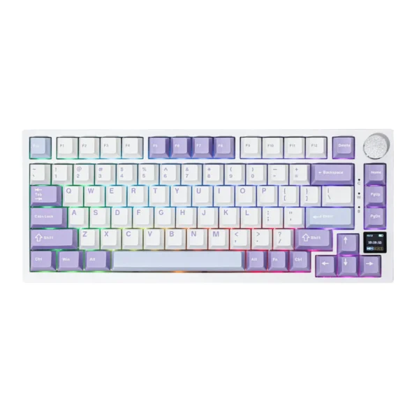 Ajazz AK820 GTS PRO 3-Mode Keyboard With LED Screen [75% / Gasket Mount / RGB / Tri-Mode / 4000mAh]