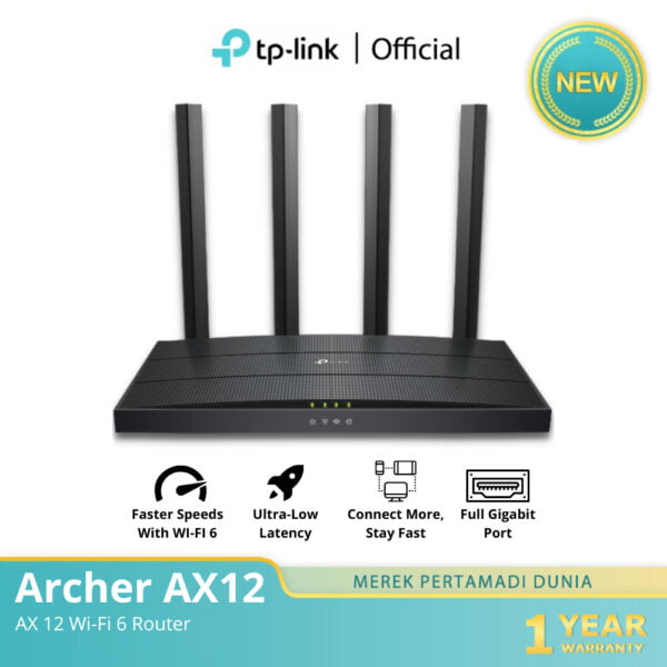 TP-Link Archer AX12 AX1500 WiFi 6 Router