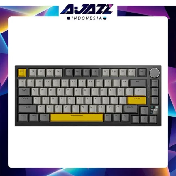 Ajazz AK820 GTS PRO 75% Mechanical Keyboard 3-Mode RGB with TFT LED - Image 2