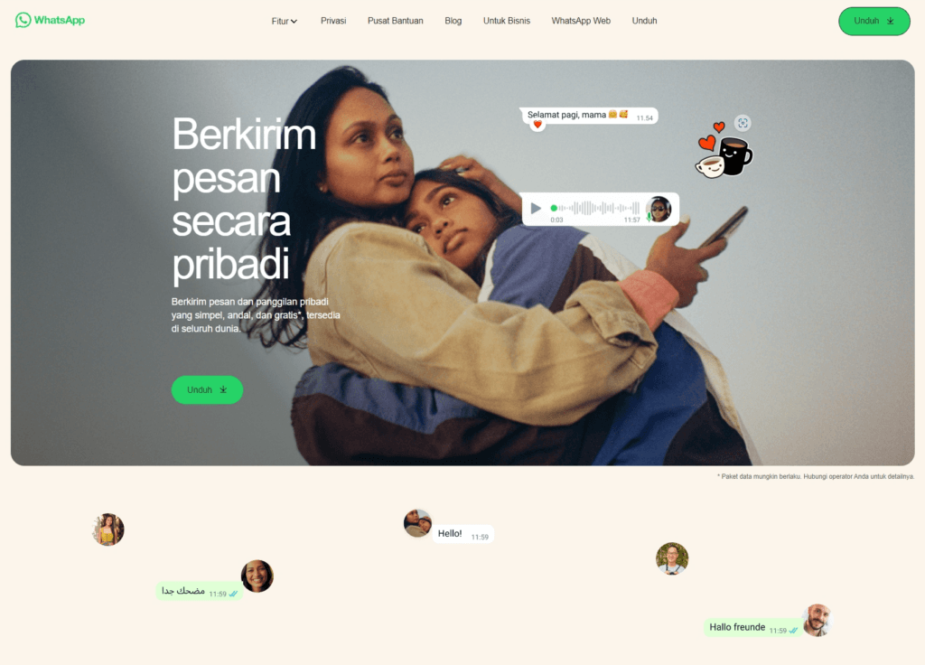 LINK DOWNLOAD WHATSAPP TERBARU 2022 visual data 4