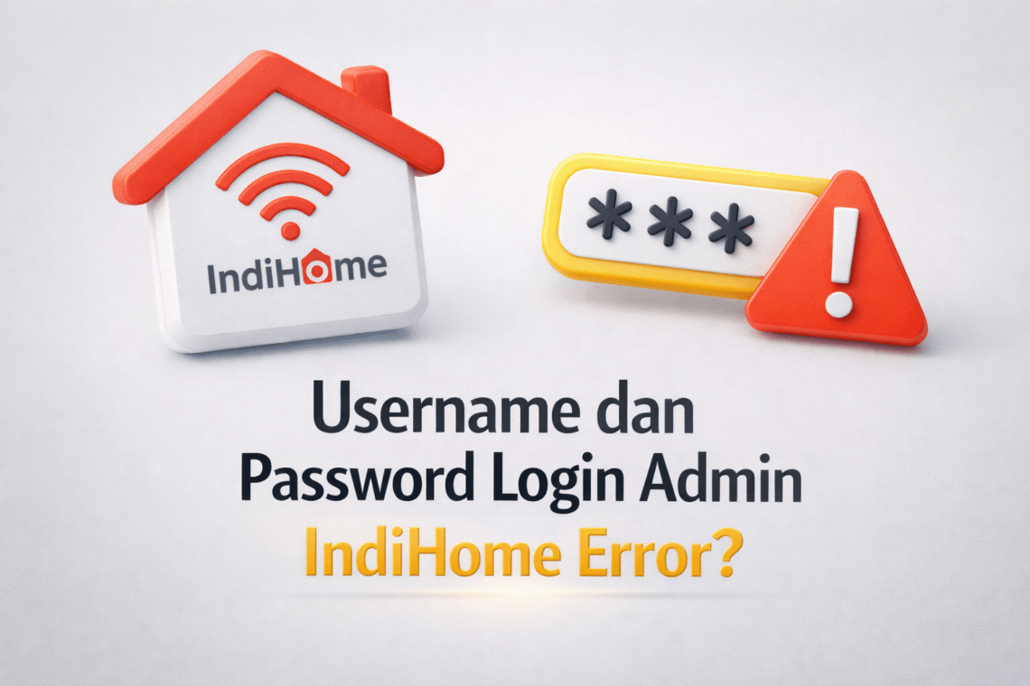 Username dan Password Login Admin IndiHome Error?