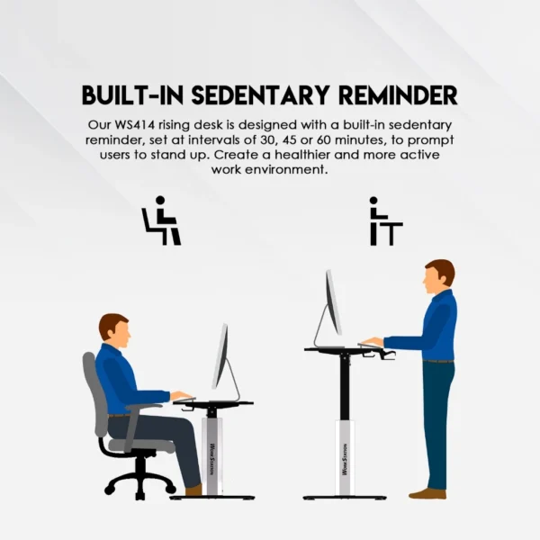 Fantech WS414 – Meja Elektrik Adjustable / Standing Desk Electric Work Station