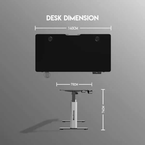 Fantech WS414 – Meja Elektrik Adjustable / Standing Desk Electric Work Station