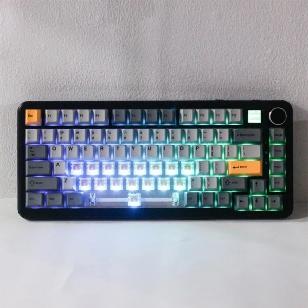 Ajazz AK820 MAX HE Magnetic Switch Rapid Trigger 75% Mechanical Keyboard Three Mode RGB with 0.85-inch TFT Color Screen