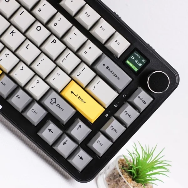 Ajazz AK820 MAX HE Magnetic Switch Rapid Trigger 75% Mechanical Keyboard Three Mode RGB with 0.85-inch TFT Color Screen