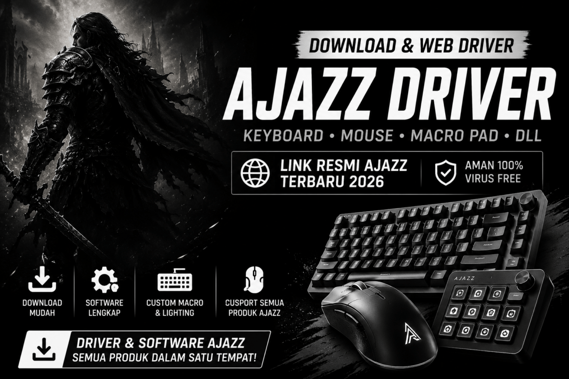 Database Ajazz Web Driver & Software Driver (Windows / MacOS) 1 Warrior and tech unite in contrast