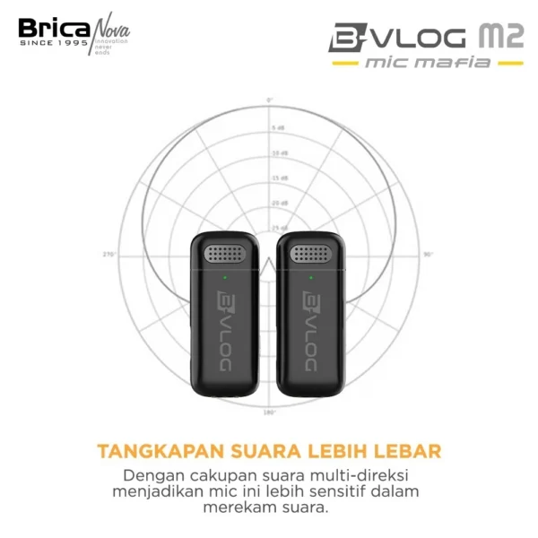 Brica B-VLOG M2 Wireless Microphone