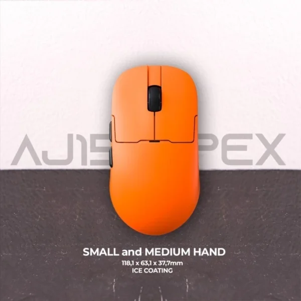 Ajazz AJ159 APEX 8K Gaming Mouse [3-Modes / PAW3950 / 42000 DPI / Magnetic Charging Dock]