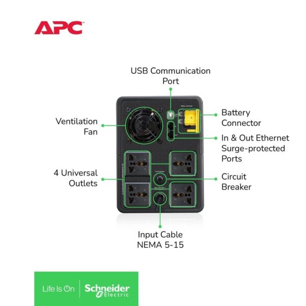 APC Back-UPS BX2200MI-MS 2200VA / 1200W