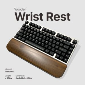 Wrist Rest Solid Wood - Lestari Studio