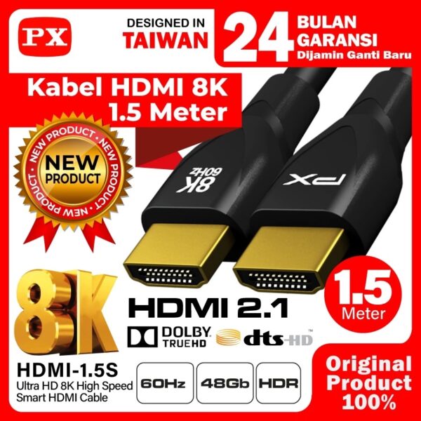 Kabel PX HDMI 2.1 1.5M