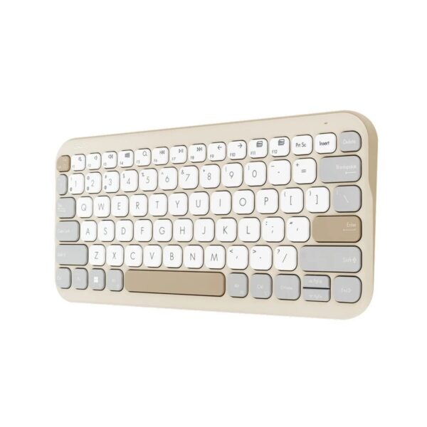 ASUS Marshmallow Keyboard KW100 - Oat Milk