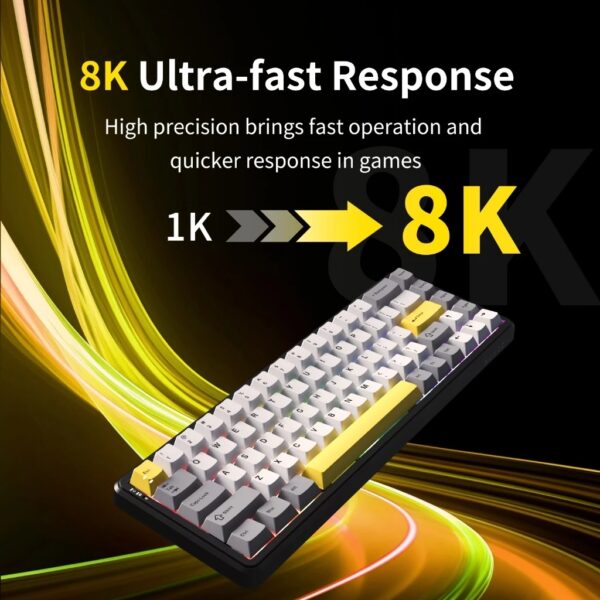 Ajazz AK680 MAX HE Magnetic Switch Rapid Trigger 65% Mechanical Keyboard Tri-Mode