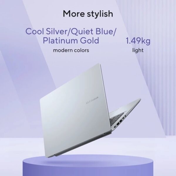 ASUS Vivobook 14 A1407QA-VIPSP152M – Platinum Gold [Snapdragon X1 26 100 / Qualcomm Adreno GPU / 16GB / 512GB / 14inch / WIN11 / OHS24 / M365]