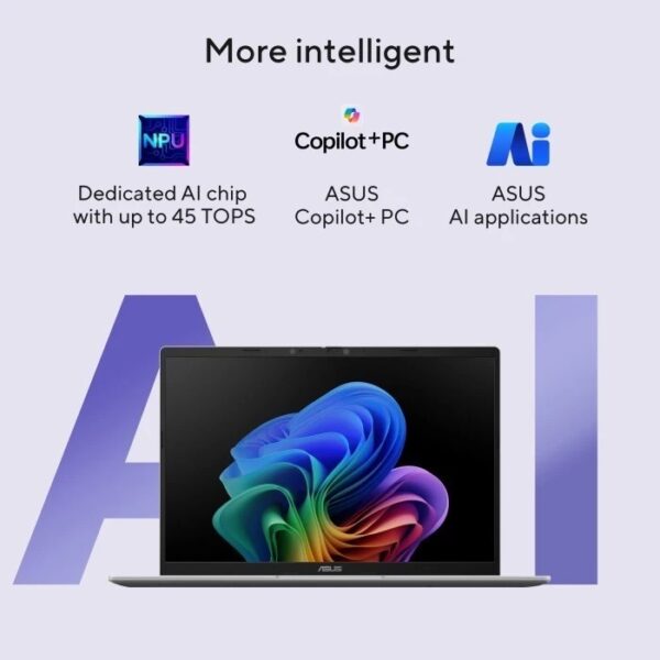 ASUS Vivobook 14 A1407QA-VIPSP152M – Platinum Gold [Snapdragon X1 26 100 / Qualcomm Adreno GPU / 16GB / 512GB / 14inch / WIN11 / OHS24 / M365]
