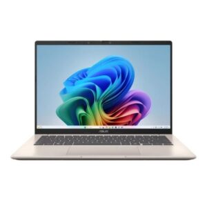 ASUS Vivobook 14 A1407QA-VIPSP152M – Platinum Gold [Snapdragon X1 26 100 / Qualcomm Adreno GPU / 16GB / 512GB / 14inch / WIN11 / OHS24 / M365]