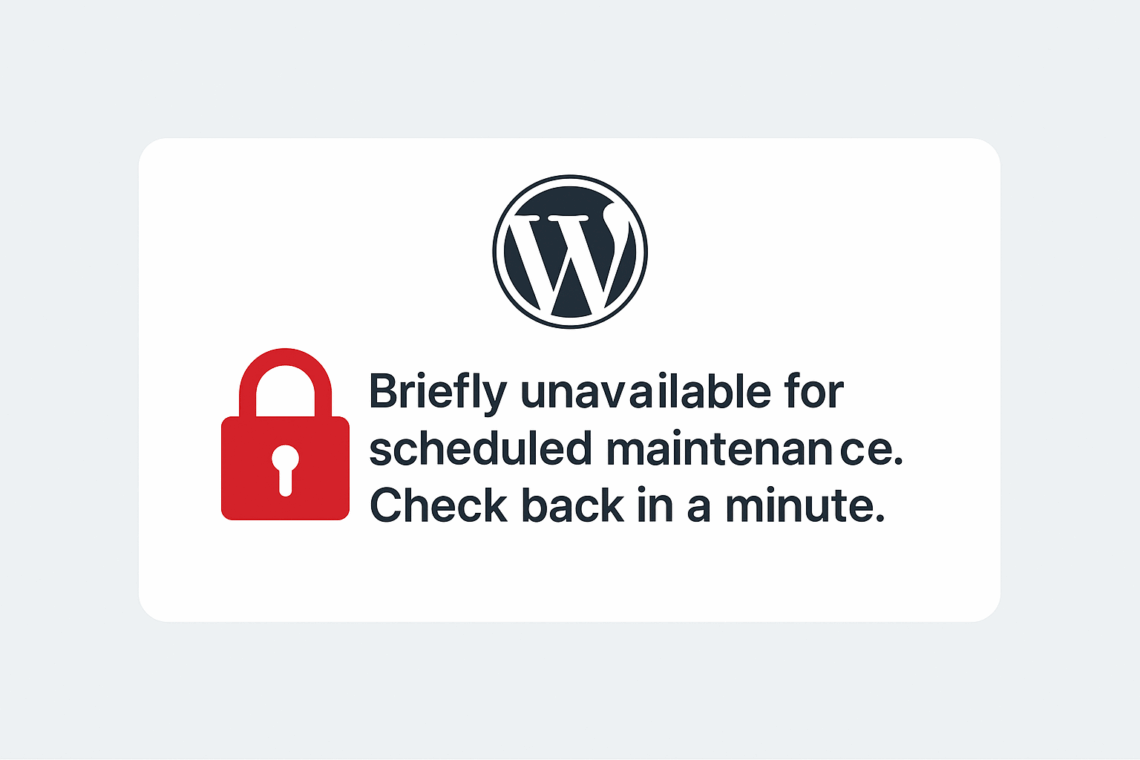 Cara Mengatasi Briefly unavailable for scheduled maintenance di WordPress Gara-gara Update Elementor