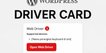 Driver Card for Wordpress