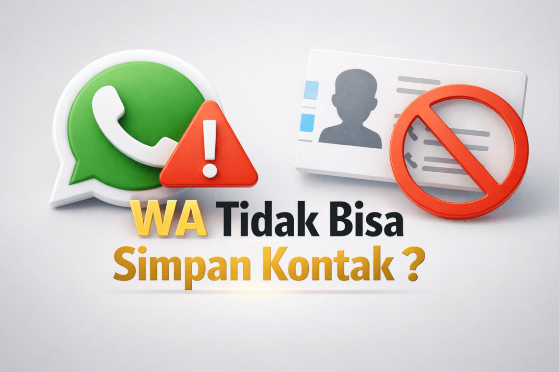 Kenapa WhatsApp Tidak Bisa Menyimpan Kontak, Solusinya Apa