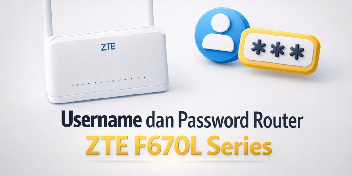 Username dan Password Router ZTE F670L Series 2 Username dan Password Router ZTE F670L Series
