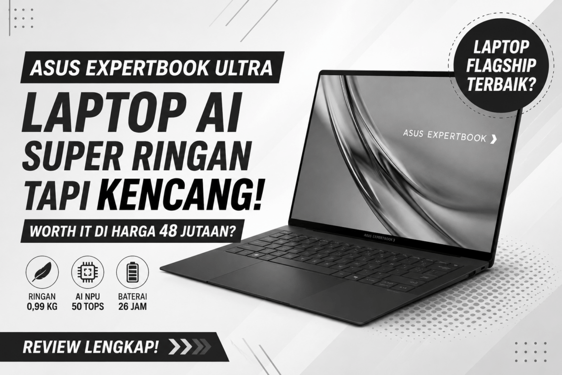 Laptop AI super cepat dan ringan