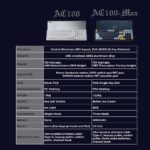 Ajazz AC100 MAX Mechanical Keyboard 100-Key Three-Mode RGB TFT LCD