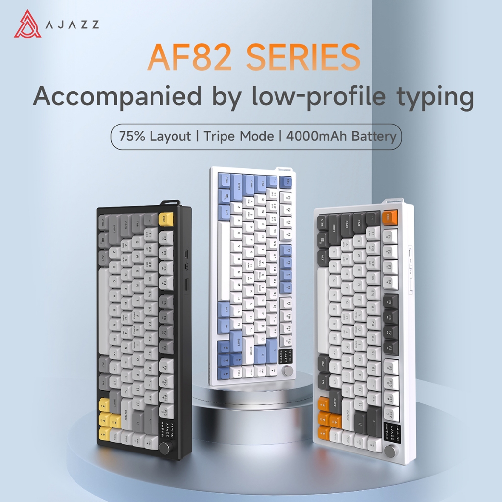 Ajazz AF82 Mechanical Feel Membrane Keyboard 1 Ajazz AF82 Mechanical Feel Membrane Keyboard