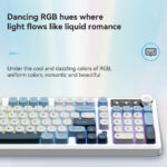 AJAZZ AF98 Membrane Keyboard 97-Key dengan Rotary Knob