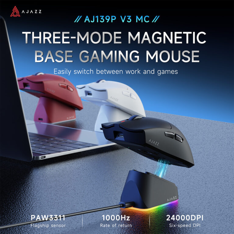 XKOMO Products 3 AJAZZ AJ139P V3 MC / MAX Wireless Gaming Mouse