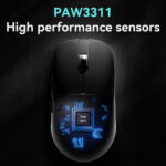 AJAZZ AJ159 P MC Wireless Gaming Mouse PAW3311 12000 DPI