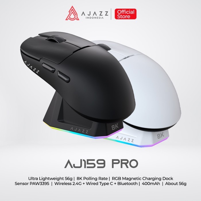 XKOMO Products 2 Ajazz AJ159 PRO 8K Gaming Mouse