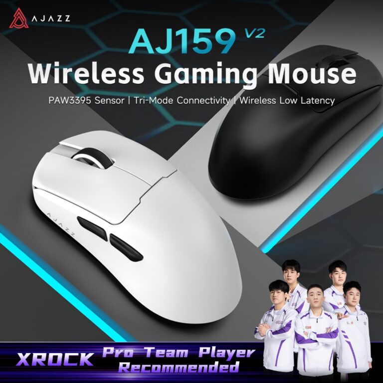 Ajazz AJ159 V2 Wireless Gaming Mouse PAW3395