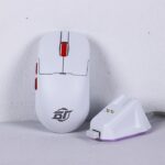 Ajazz AJ159P BattleTeams2 Gaming Mouse PAW3395 26000 DPI dengan Magnetic Charging Dock