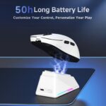 Ajazz AJ159P MC Pro Wireless Gaming Mouse dengan Charging Dock