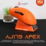 Ajazz AJ179 APEX Gaming Mouse 8K PAW3950 42000 DPI 3-Mode dengan Magnetic Charging Dock