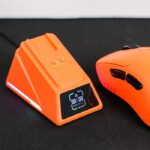 Ajazz AJ179 APEX Gaming Mouse 8K PAW3950 42000 DPI 3-Mode dengan Magnetic Charging Dock