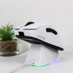 Ajazz AJ179P Gaming Mouse Dual-Mode PAW3395 26000 DPI dengan Magnetic Charging Dock