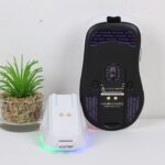 Ajazz AJ179P Gaming Mouse Dual-Mode PAW3395 26000 DPI dengan Magnetic Charging Dock