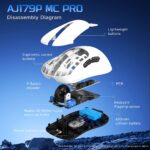Ajazz AJ179P MC PRO Wireless Gaming Mouse PAW3311