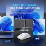 Ajazz AJ200P NL AI MC Wireless Gaming Mouse with Magnetic Wireless Charging Dock