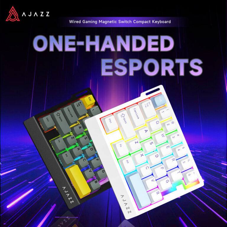 XKOMO Products 3 AJAZZ AK029 Wired Compact Magnetic Switch Gaming Keyboard
